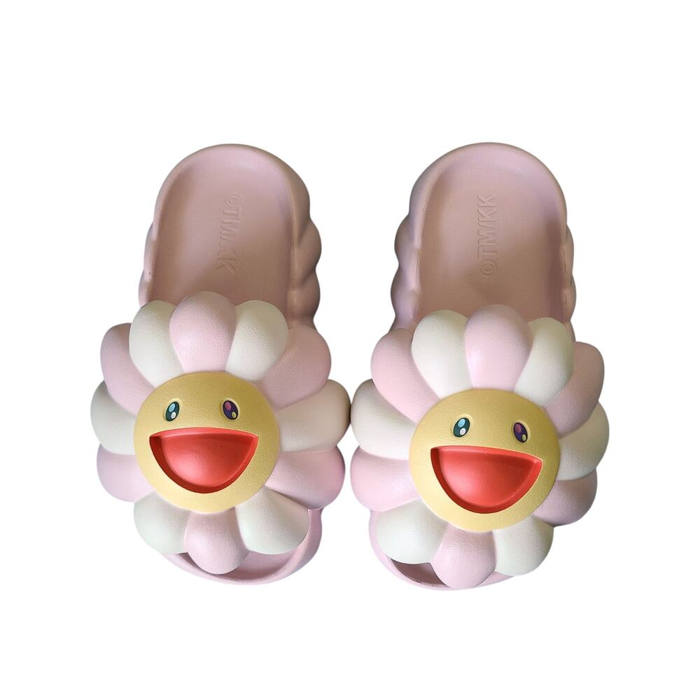 Takashi Murakami Ohana Hatake Full-Bloom Slides Pink US Men 6/Women 7.5-8 - Picture 2 of 9